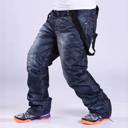 Ski Pants with Bib, For Men